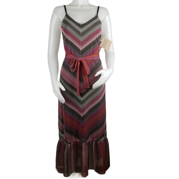 Rachel Rachel Roy Finn Metallic Striped Dress NWT - Picture 13 of 13